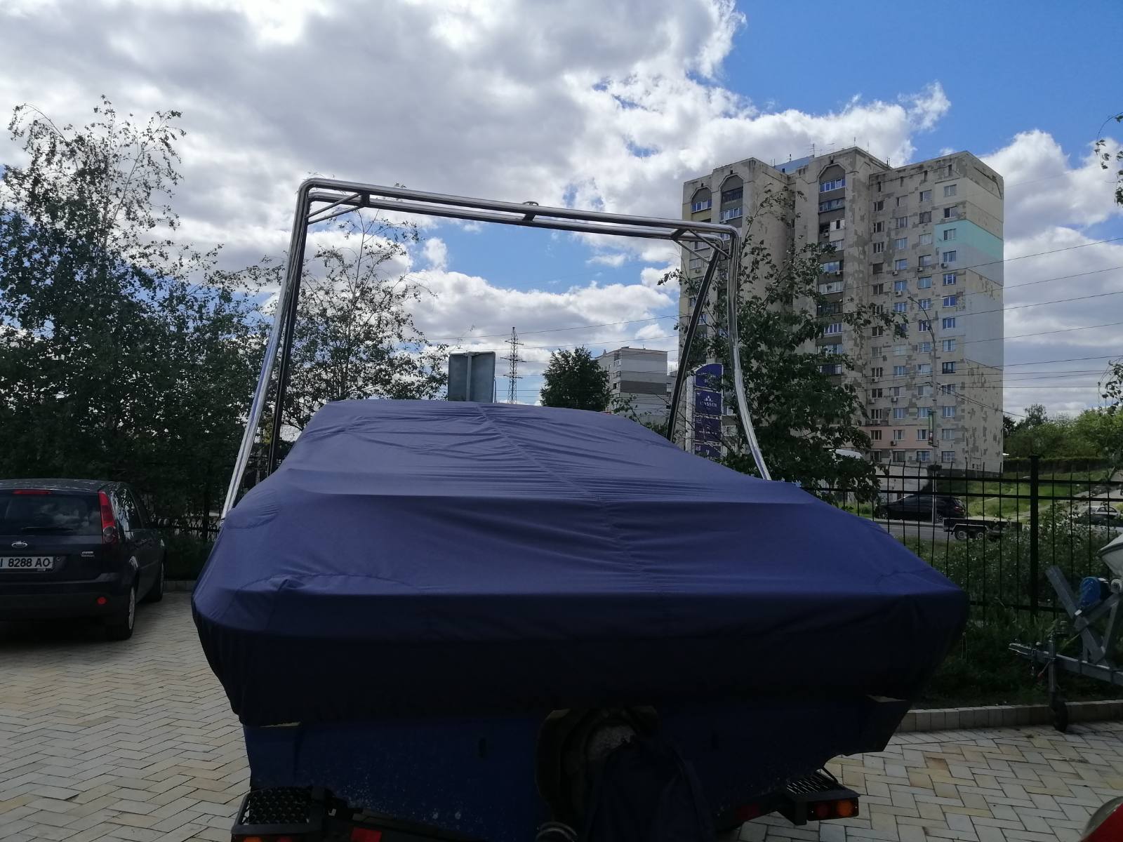 ნავის მოგზაურობის გადასაფარი