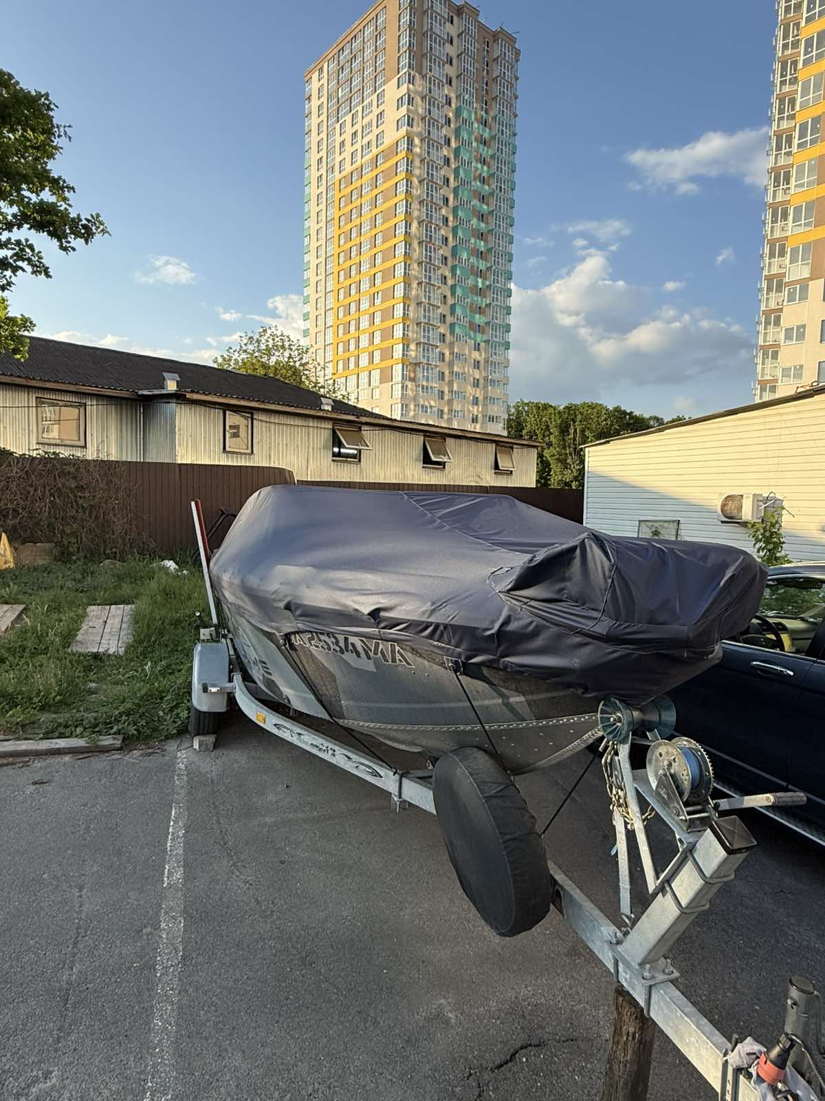 protective boat cover for transport